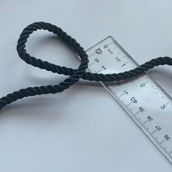 Malia Mills Black Cotton Wide Leg Button Up Drawstring Waist Jumpsuit Size 8 - Picture 14 of 14